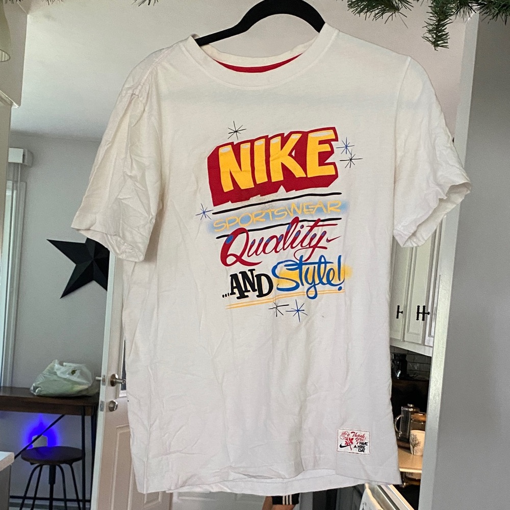 Nike White Sportswear Graphic Tee